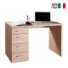 Büro Schreibtisch 4 Schubladen Modernes Design Holz KimDesk