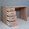 Schreibtisch Büro mit 4 Schubladen, modernes Design, Holz KimDesk Modell