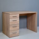 Schreibtisch Büro mit 4 Schubladen, modernes Design, Holz KimDesk Eigenschaften