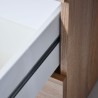 Schreibtisch Büro mit 4 Schubladen, modernes Design, Holz KimDesk Sales