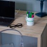 Schreibtisch Büro mit 4 Schubladen, modernes Design, Holz KimDesk Auswahl