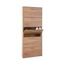 Schlanke Schuhschrank platzsparend 5 Klappen für 15 Paar Schuhe Holz KimShoe 5SS Sales