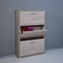 Moderne Design-Schuhschrank mit 3 Klappen für 9 Paar Schuhe KimShoe 3OP Aktion