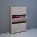Moderne Design-Schuhschrank mit 3 Klappen für 9 Paar Schuhe KimShoe 3OP Aktion