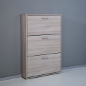 Moderne Design-Schuhschrank mit 3 Klappen für 9 Paar Schuhe KimShoe 3OP Auswahl