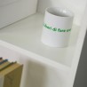 Büroregal Design Weiß mit 5 Fächern und verstellbaren Regalböden Kbook 5WS Katalog