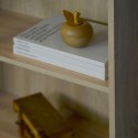 Bücherregal Holz 6 Fächer verstellbare Regale modernes Büro Kbook 6OP Lagerbestand