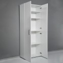 Mehrzweckschrank Wohnzimmer 5 Fächer modernes Design weiß KimSpace 5WS Aktion