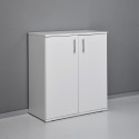 Mehrzweckschrank 2 Fächer modern weiß für Wohnzimmer Büro KimSpace 2WP Eigenschaften