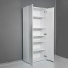 Mehrzweckschrank mit 6 Fächern, modernes Design, Weiß, Wohnzimmer, KimSpace 6WP Auswahl