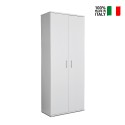 Mehrzweckschrank mit 6 Fächern, modernes Design, Weiß, Wohnzimmer, KimSpace 6WP Verkauf