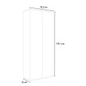 Mehrzweck-Besenhalter Schrank 2 Türen 6 Fächer Weiß KimMopp 6WP Preis