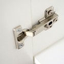 Mehrzweck-Besenhalter Schrank 2 Türen 6 Fächer Weiß KimMopp 6WP Rabatte