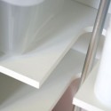 Mehrzweck-Besenhalter Schrank 2 Türen 6 Fächer Weiß KimMopp 6WP Sales