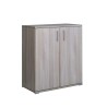 Moderner Holzschrank mit 2 Fächern für Wohnzimmer oder Büro KimSpace 2OP Angebot