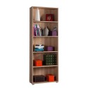 Bücherregal Holz mit 5 Fächern, verstellbare Regalböden, für Büro und Wohnzimmer Kbook 5SS Angebot
