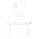 Büroschreibtisch für Homeoffice Modernes Design Simply 120 Auswahl