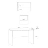 Schreibtisch Modernes Design Home Office Simply 120