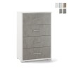 Moderne Design-Kommode Adelia mit 4 Schubladen für Schlafzimmer und Büro Aktion