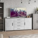 Moderne Anrichte mit 2 Türen und 4 Schubladen für das Wohnzimmer Cleore Kosten