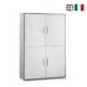 Moderner 4-türiger Sideboard-Schrank für Wohnzimmer Aimée Lagerbestand