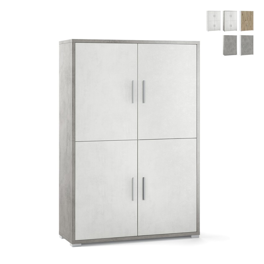 Moderner 4-türiger Sideboard-Schrank für Wohnzimmer Aimée Aktion Moderner 4-türiger Sideboard-Schrank für Wohnzimmer Aimée Aktion