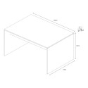 Design-Schreibtisch für Büro und Home Office, Modernes smart working, Modell Regular 120 Modell