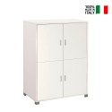 Sideboard Kommode 4 Türen Schrank modernes Wohnzimmer Maray Maße
