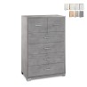 Moderne Design-Kommode 6 Schubladen Wohnzimmer Schlafzimmer Mera Katalog