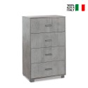 Moderne Kommode Büro Schlafzimmer 4 Schubladen Design Elita 