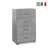 Moderne Kommode Büro Schlafzimmer 4 Schubladen Design Elita 