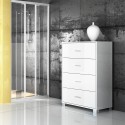 Moderne Kommode Büro Schlafzimmer 4 Schubladen Design Elita 