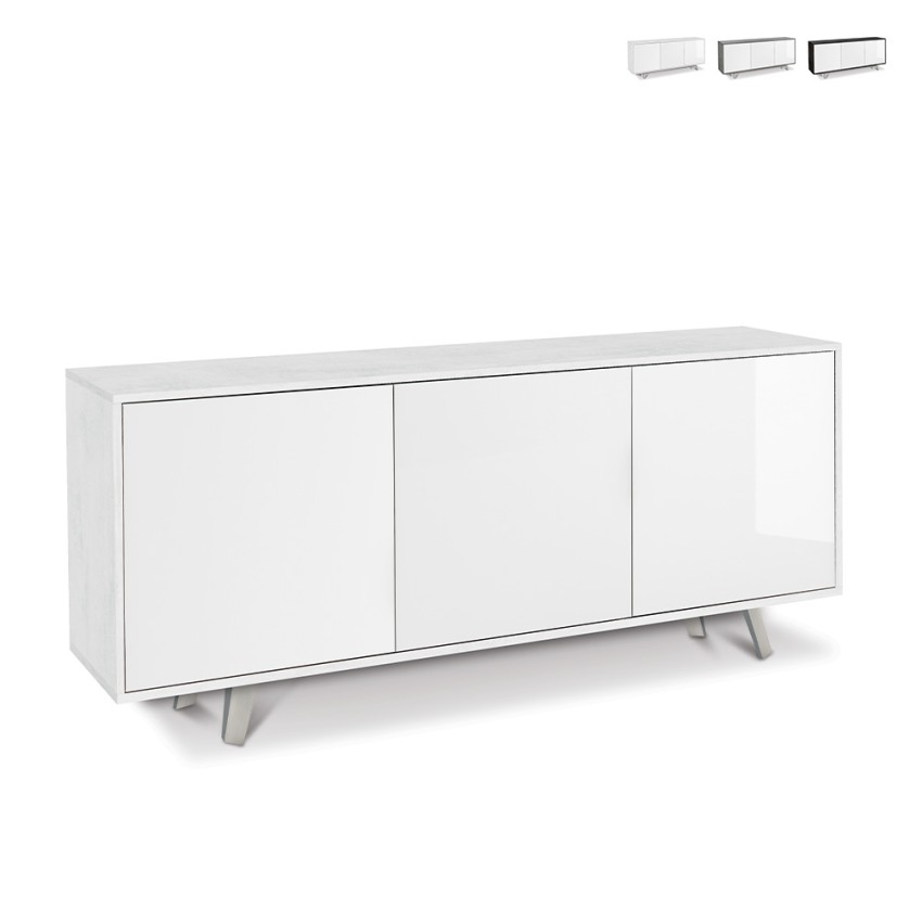 Moderne Anrichte Perth, 3-türig, für Wohnzimmer und Küche Aktion Moderne Anrichte Perth, 3-türig, für Wohnzimmer und Küche Aktion