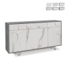 Moderner Wohnzimmer-Schrank 3 Türen 3 Schubladen Sideboard Küche Dalgo Katalog