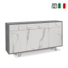 Moderner Wohnzimmer-Schrank 3 Türen 3 Schubladen Sideboard Küche Dalgo Lagerbestand