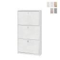 Schmaler Schuhschrank 3 Türen, Platz für 7 Paar Schuhe, modernes Design Kopen Rabatte