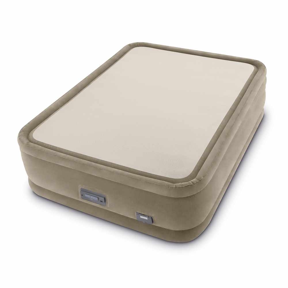 Intex 64936 Premaire Thermalux King-Size Aufblasbare Matratze Luftbett Luftmatratze 152x203x51cm