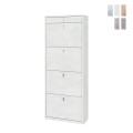 Moderne Schuhschrank 4 Türen mit Schublade für 20 Paar Schuhe Cadre Aktion