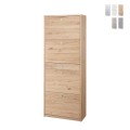 Schuhschrank mit 4 Türen und Schublade für 20 Paar Schuhe, modernes Design Guty Aktion