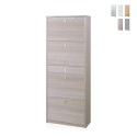Schuhschrank mit 4 Türen und Schublade für 20 Paar Schuhe, modernes Design Guty Angebot