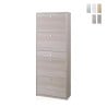 Schuhschrank mit 4 Türen und Schublade für 20 Paar Schuhe, modernes Design Guty Angebot