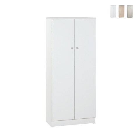 Mehrzweckschrank 2 Türen 3 Regalböden Wohnzimmer Flur Kadir Aktion