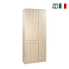 Mehrzweck-Kleiderschrank mit 6 Regalböden, Schublade und 3 Türen WIlton Katalog