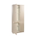Mehrzweck-Kleiderschrank mit 6 Regalböden, Schublade und 3 Türen WIlton Modell