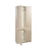 Mehrzweck-Kleiderschrank mit 6 Regalböden, Schublade und 3 Türen WIlton Modell