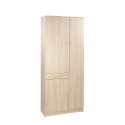 Mehrzweck-Kleiderschrank mit 6 Regalböden, Schublade und 3 Türen WIlton Eigenschaften