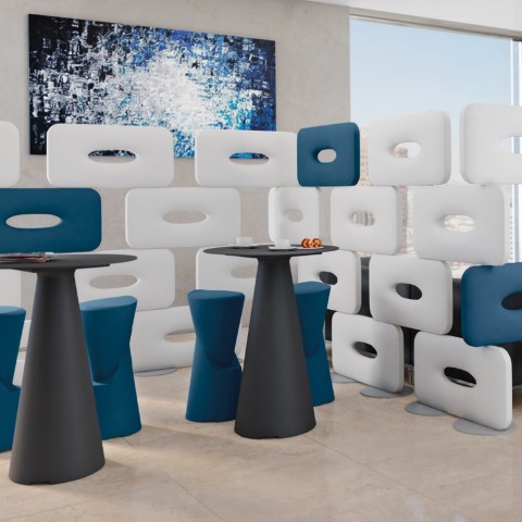 Runder Tisch im modernen Design für Restaurantbar Tiffany Round Low