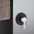 Schwarzer Einhebelmischer Dusche Unterputz Mugello Aktion