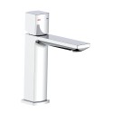 Moderner Design-Waschtischarmatur, verchromt, Domus Aktion
