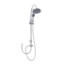 Moderne Duschsäule mit Ø 20 cm Kopfbrause und 5-Funktions-Handbrause Gru Aktion
